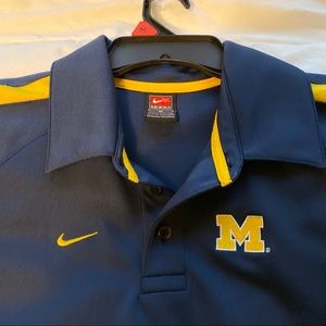 Nike Michigan Polo U of M Sz XL